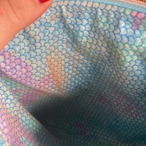 Michelle’s Sewing Nook embroidered mermaid cosmetic bag, good used condition - Picture 7 of 9